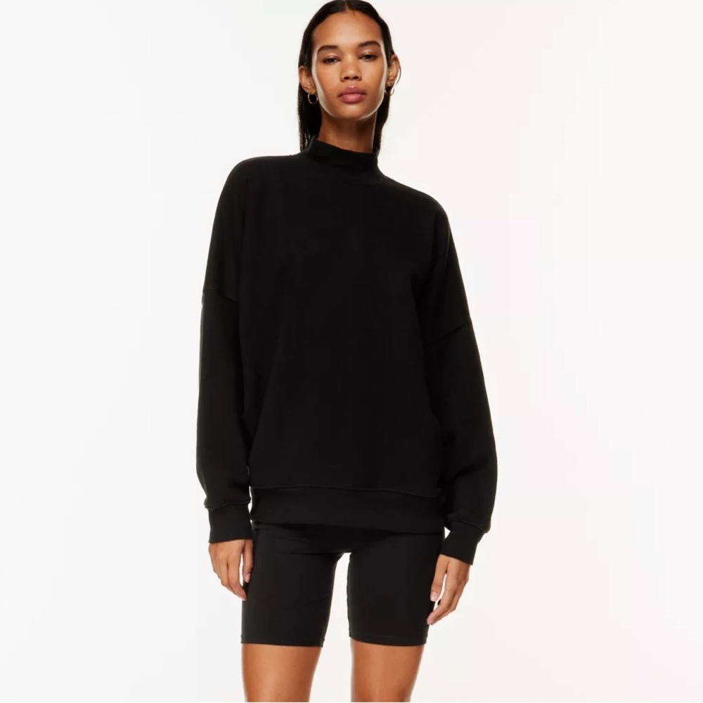 Tna Cozy Fleece Mega Mock Sweatshirt